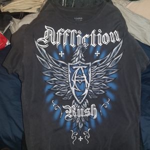 Affliction Signature Series George St-Pierre Rush XL UFC Walkout shirt